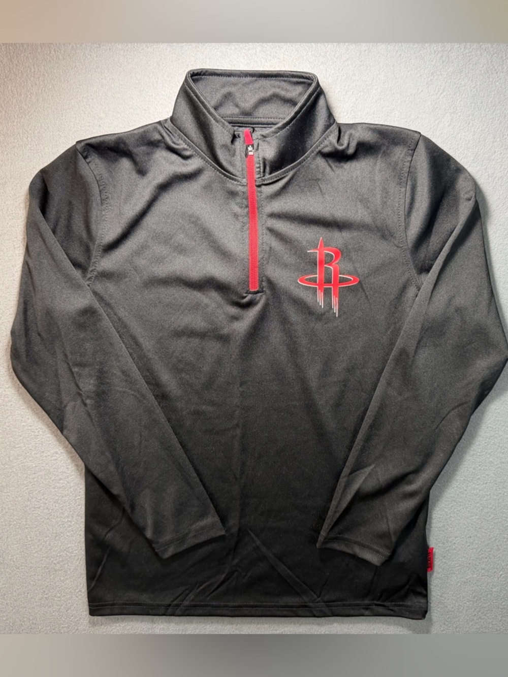 Houston Rockets Quarter Zip
Pullover
Black Youth Medium 10-12 NBA